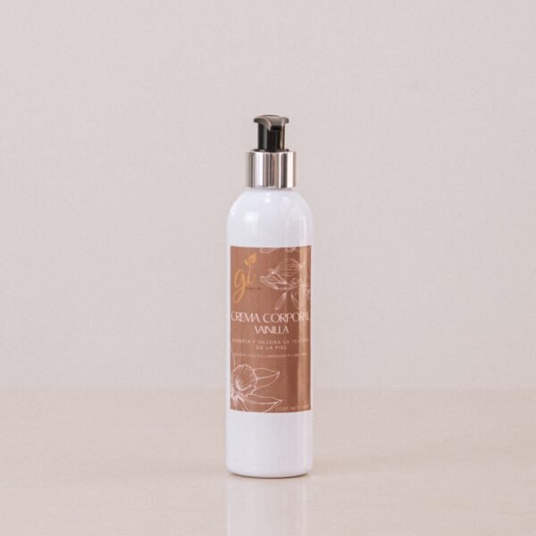 Crema Corporal de Vainilla Hidratante y Suavizante Natural