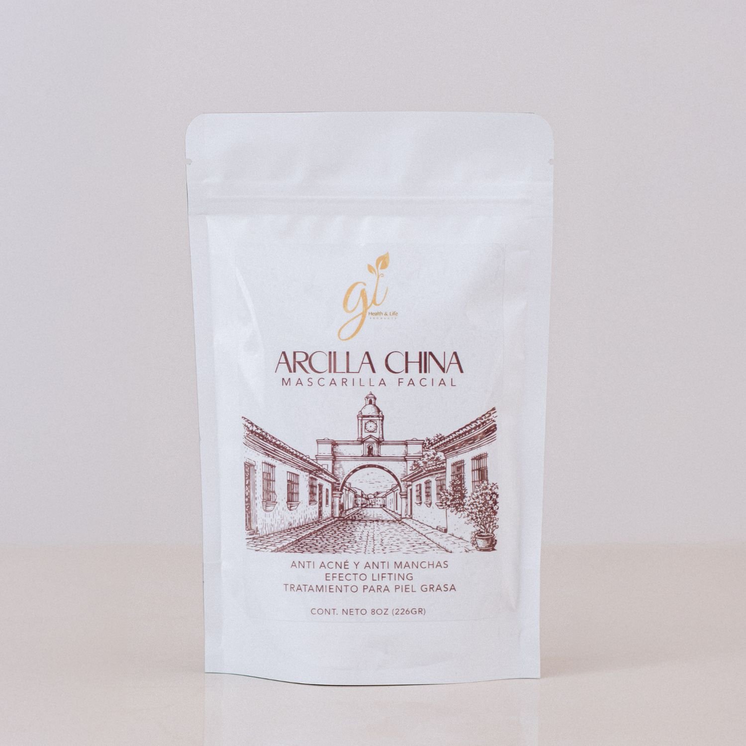 Mascarilla de Arcilla China Natural Anti Acné y Detox Facial