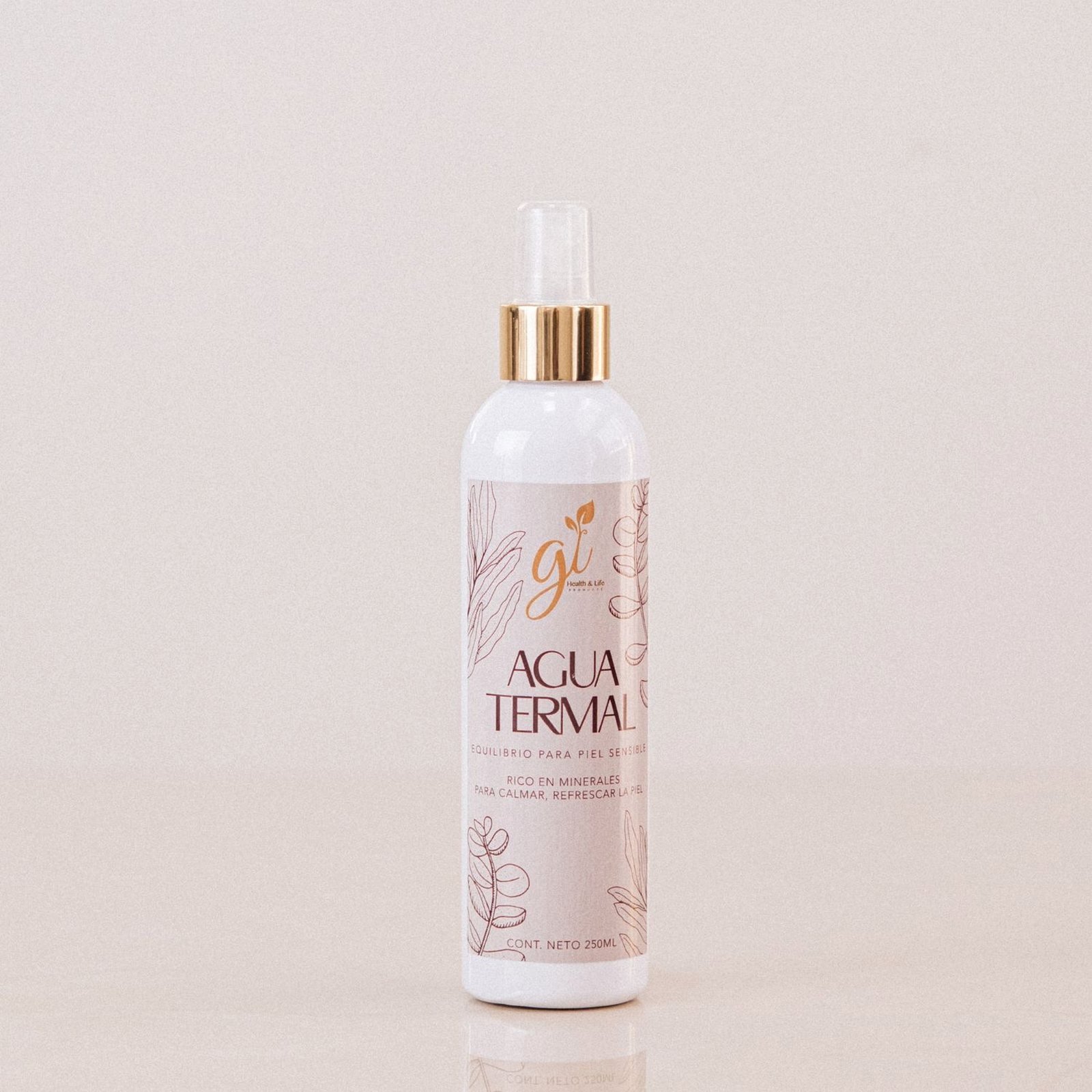 Agua termal facial para piel sensible Gi Health and Life Guatemala