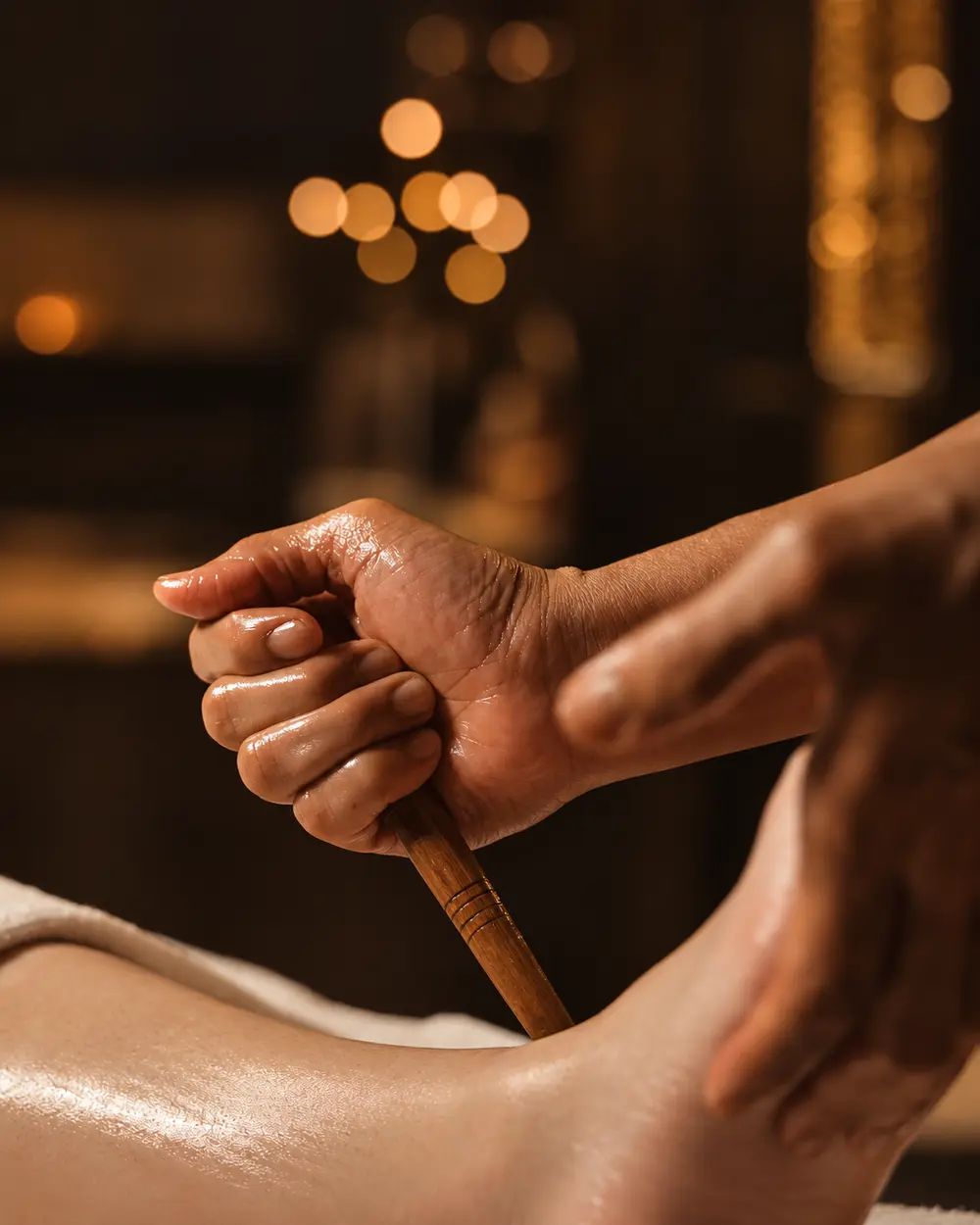Reflexología podal con técnica shiatsu